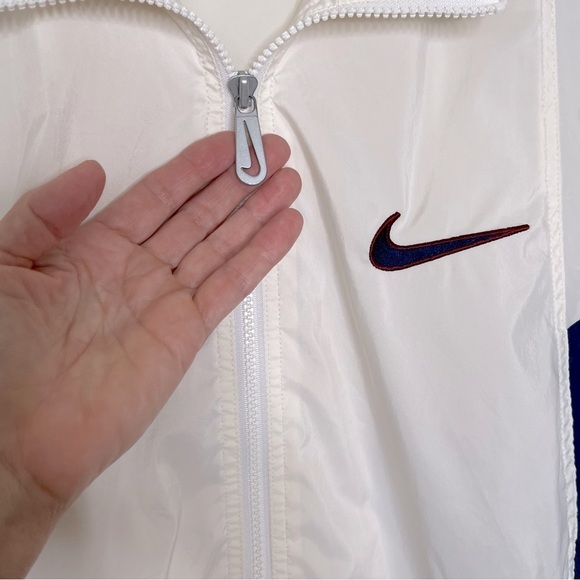 Nike Men’s Big Swoosh Track Jacket 90’s Vintage grandpa running retro - Picture 2 of 10